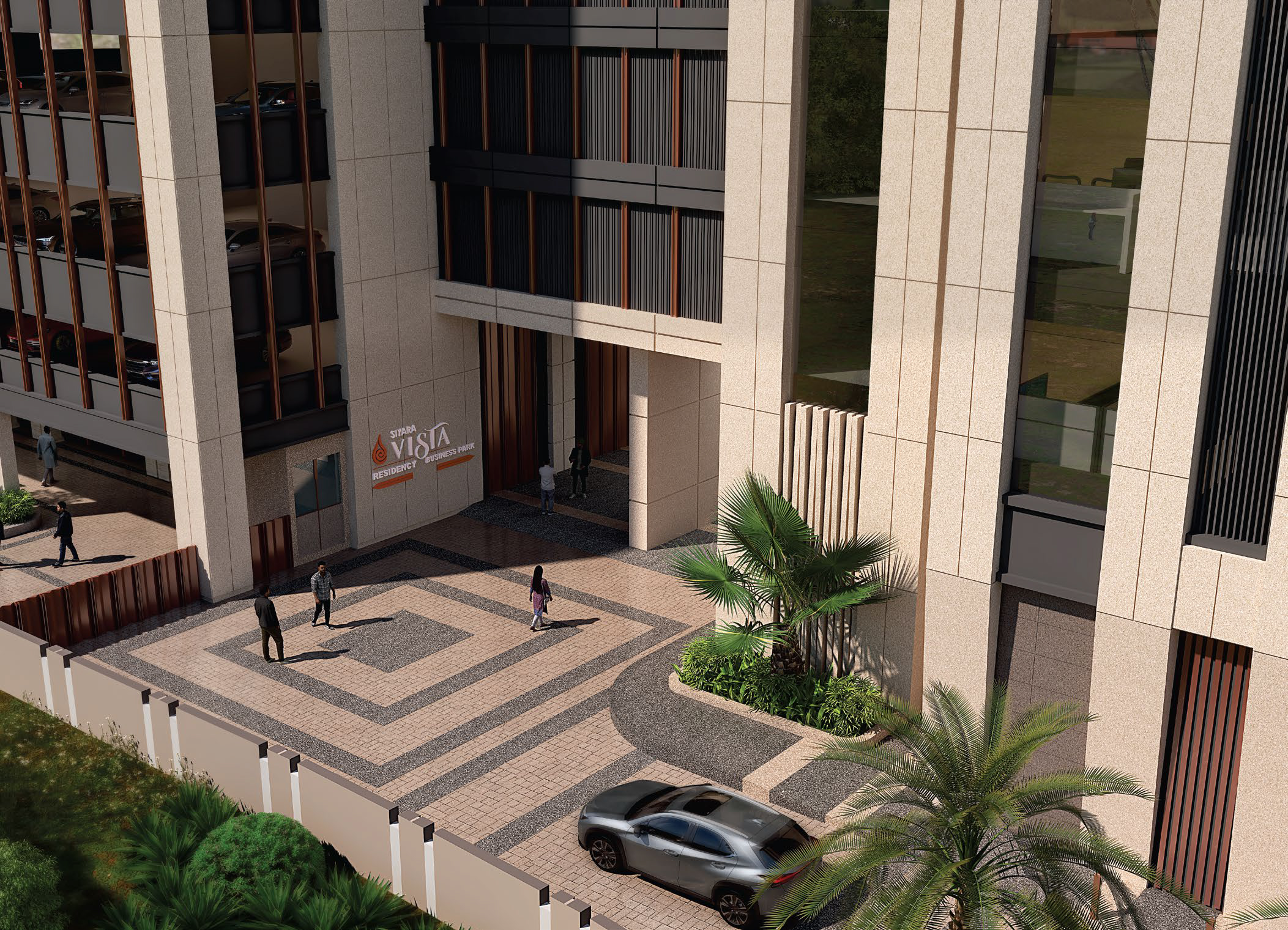 Luxury starts at the entrance